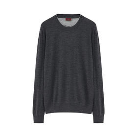 经典圆套衫 灰色/原色