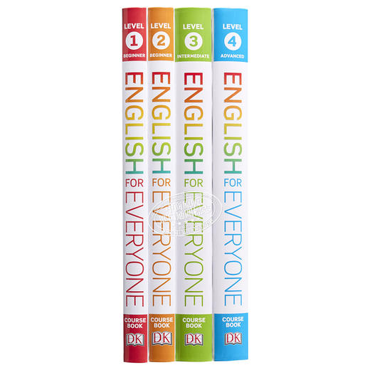 【中商原版】人人学英语1-4课本套装（共4册） 英文原版 DK-English for Everyone Level 1-4 course book SET（4 books） 商品图1