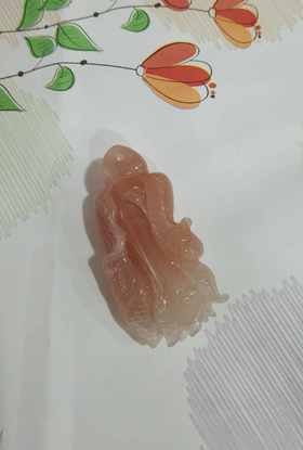 2F紫兰鸡血玉吊坠