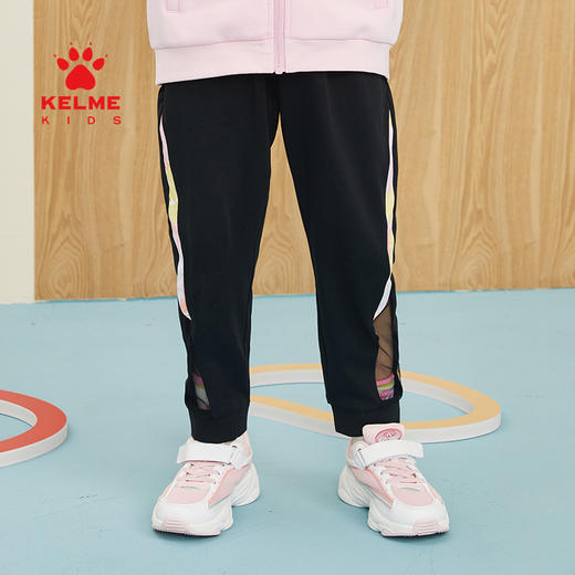  KIDS卡尔美童装女童针织长裤春季新款纯棉时尚休闲长裤 商品图2