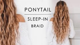 Sleep-in Ponytail Waves Hair Tutorial