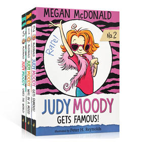 稀奇古怪小朱迪1-3册盒装 英文原版 The Judy Moody Star-Studded Collection 儿童桥梁章节读物