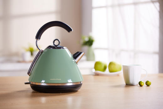 摩飞电热水壶半握柄/全握柄 不锈钢壶身 环形手柄 英伦经典款 1.5L 商品图6