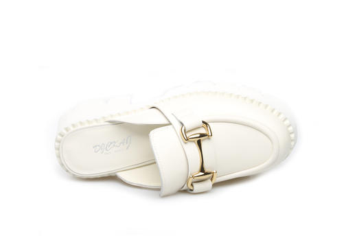 豪麟名鞋奥莱迪嘉女装牛皮革百变半凉鞋DJDWA21WB001白色  原价1660元 商品图2