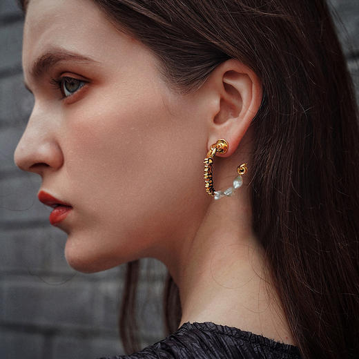 Retro Chic x Daisy Select  C'est La Vie系列 Illusion幻象耳钉 商品图1