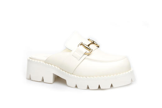 豪麟名鞋奥莱迪嘉女装牛皮革百变半凉鞋DJDWA21WB001白色  原价1660元 商品图0