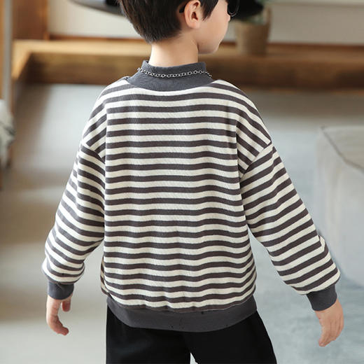 裁缝学苑TG114 新款男童装加绒卫衣纸样儿童打底衫打版裁剪图纸板 商品图1