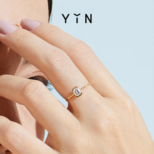 「熠」光芒系列 祖母绿钻石戒指 商品图7