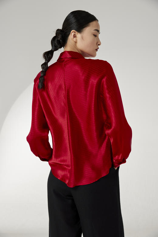 真丝提花衬衫 SJS94W023W 商品图4