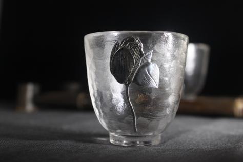 华艺银坊 绽放系列 家用茶杯茶具  办公茶杯  会客茶杯 商品图3