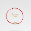 SpoiledBrat Jewelry 14k注金平结幸运红绳 商品缩略图0