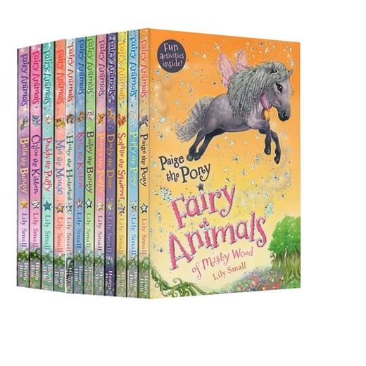 【直播专享·6岁+初章书】Fairy Animals of Misty Wood 12册合售 桥梁章节书 有趣的魔法动物故事，附送趣味活动 商品图0