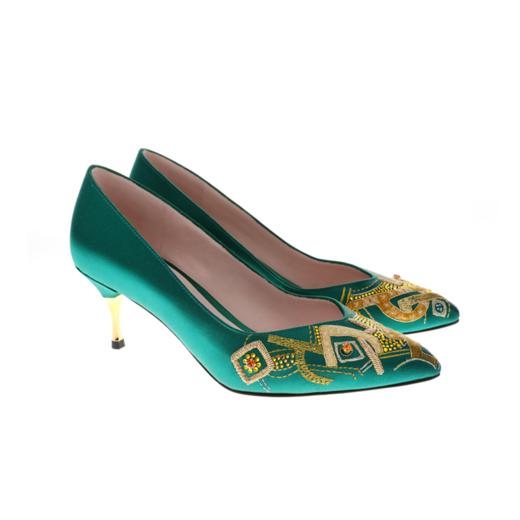 sheme新中式《高山族》系列之《生命之境》真皮女鞋原创文化设计时尚晚宴派对可定制 商品图8