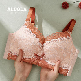 雅黛丽内衣女小胸聚拢2022年新款性感蕾丝胸罩女无钢圈调整型文胸