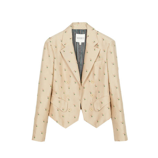 MIIDII谜底22春款高端系列复古通勤西服收腰西装外套女221GW0016 商品图4