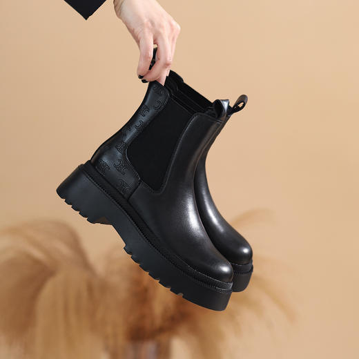 西村名物2021冬季新款短靴T21DS45231 商品图1