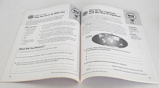【5-12岁·美国同步小学练习册】Evan-Moor Daily Science 全6册 每日练习系列 科学+英文必备 商品图4
