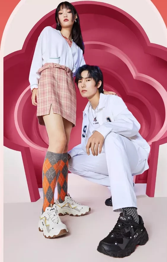 一鞋难求fl热销款 蔡徐坤同款猫爪一代闪光厚底增高女老爹鞋