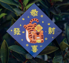 发财虎贺卡
