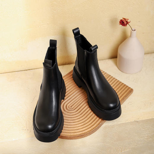 西村名物2021冬季新款短靴T21DS45231 商品图3