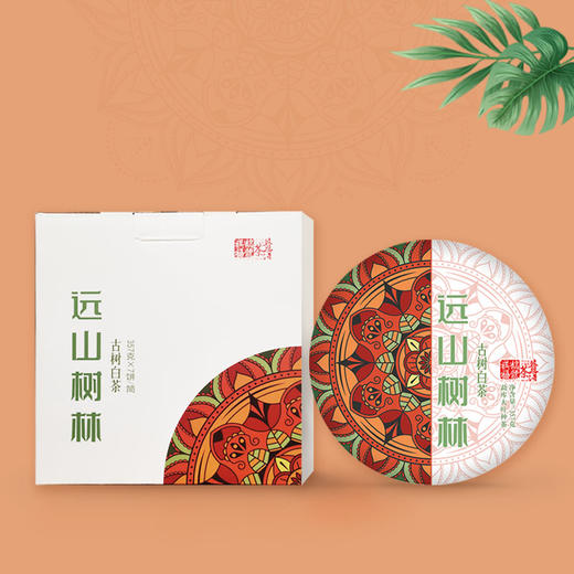 古树白茶丨鹤龍祺福 2021年 远山树林 357克/饼 商品图1