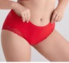 安莉芳旗下Comfit红内裤女本命年蕾丝拼接立体裁剪中腰大码三角裤头C29281 商品缩略图0