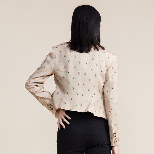 MIIDII谜底22春款高端系列复古通勤西服收腰西装外套女221GW0016 商品图2