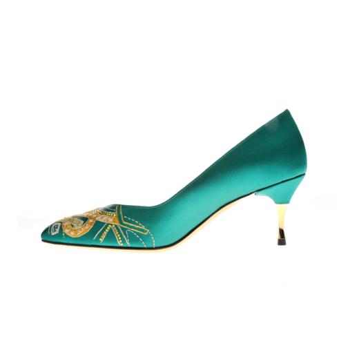 sheme新中式《高山族》系列之《生命之境》真皮女鞋原创文化设计时尚晚宴派对可定制 商品图7