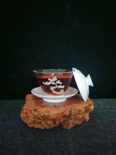 华艺银坊世外桃源系列瓷包银三件套 商品图1