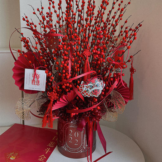 献瑞呈祥 · 年宵花桶（真花款） 商品图1
