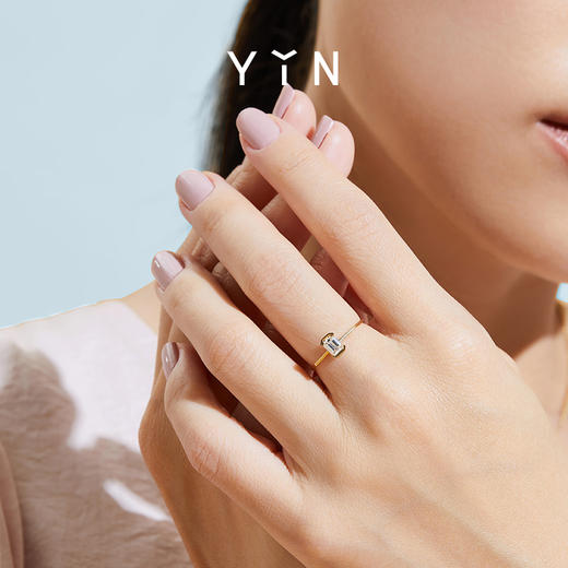 「熠」光芒系列 祖母绿钻石戒指 商品图2