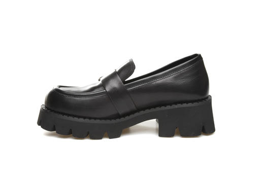 豪麟名鞋奥莱迪嘉女装牛皮革JK乐福鞋DJDWA21WP015黑色  原价1960元 商品图1