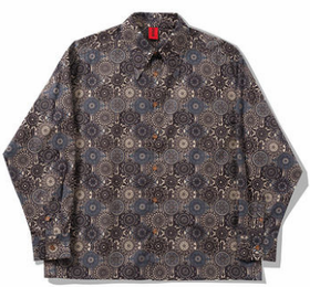 OSCI/OSC0511满版金花尖领衬衫