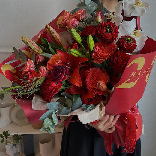 锦上添花 · 年宵花束（鲜花款） 商品图3