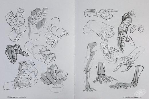 【中商原版】【Morpho系列】手和脚 进口艺术 Morpho: Hands and Feet 人体结构绘画技巧素描美术技法指南 商品图5