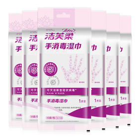 洁芙柔手消毒消毒湿巾1包