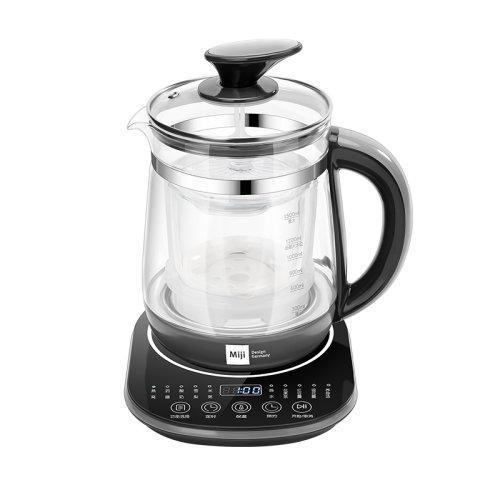 米技（MIJI）烧水壶电热水壶玻璃养生壶家用电水壶煮茶壶 商品图1
