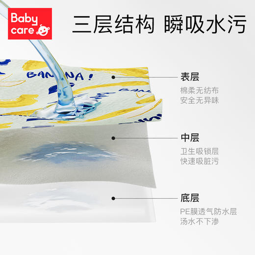 babycare宝宝一次性餐垫儿童外出吃饭便携餐具防水隔污桌布餐桌垫 商品图4