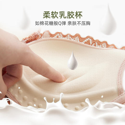雅黛丽内衣女小胸聚拢2022年新款性感蕾丝胸罩女无钢圈调整型文胸 商品图1