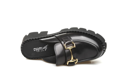 豪麟名鞋奥莱迪嘉女装牛皮革百变半凉鞋DJDWA21WB001黑色  原价1660元 商品图2