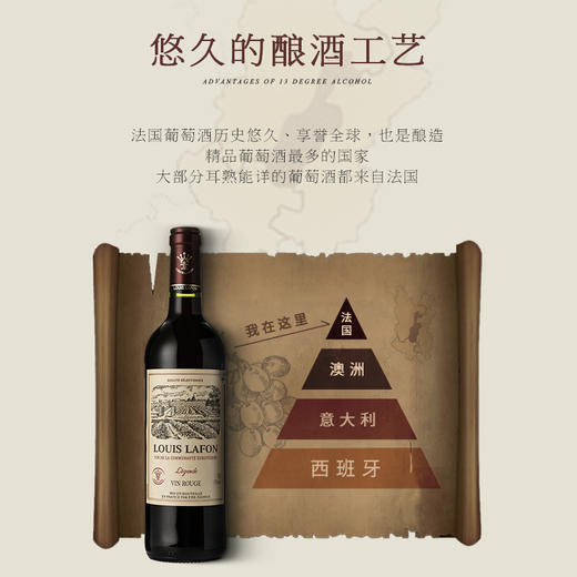 【法国路易拉菲】路易拉菲传说/传承/传奇系列干红葡萄酒 法国原瓶进口 商品图12