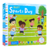 繁忙的运动会 英文原版 Busy Sports Day 纸板机关操作活动书 儿童英语启蒙科普亲子互动绘本 英文版进口原版书籍 商品缩略图3