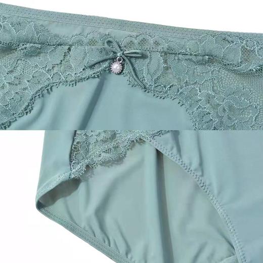 【列维斯蕾丝】安莉芳女士棉质底裆内裤性感中腰三角裤E13591 商品图3
