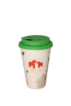 北欧竹纤维绿色水杯