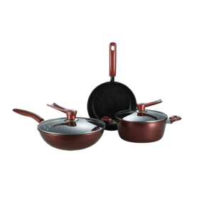 德世朗-乐炫精铁不粘锅三件套 DFS-TZ106B