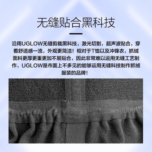 UGLOW无缝抓绒短裤RECOVERY SHORTS秋季男女款跑步运动户外健身跑马比赛训练柔软舒适透气短裤 商品图3