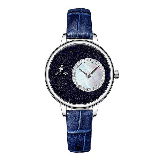 【ROROLOVE】邂逅Enchanted系列  天然钻石腕表 天然钻石手表女潮流个性女表新年送礼物 （32颗钻石） 商品图2