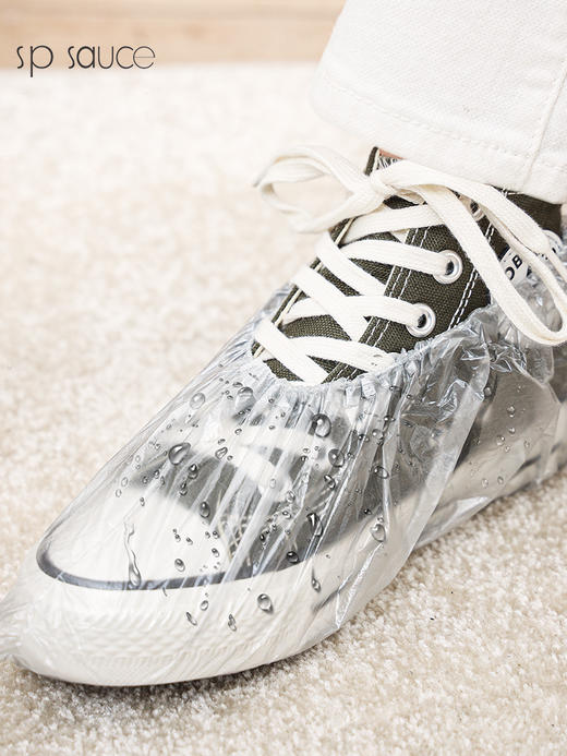 【不脱鞋，轻松入室】一次性鞋套家用加厚室内防水耐磨防滑鞋套膜。ry 商品图1