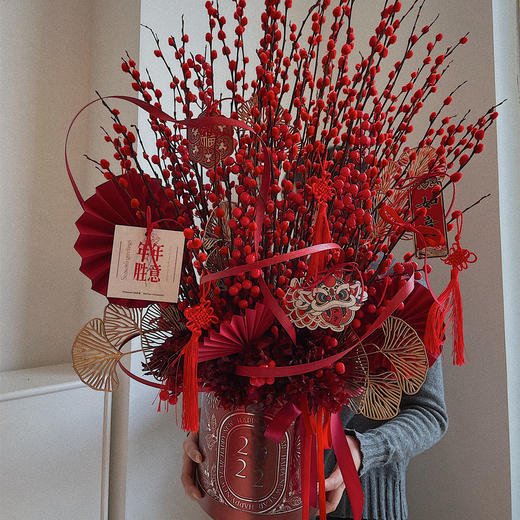 献瑞呈祥 · 年宵花桶（真花款） 商品图0