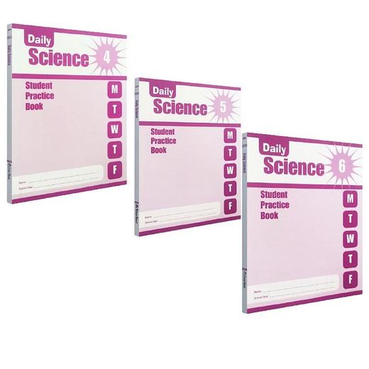 【5-12岁·美国同步小学练习册】Evan-Moor Daily Science 全6册 每日练习系列 科学+英文必备 商品图1